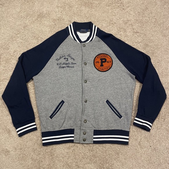 Polo Ralph Lauren Men's Eastern League Champs Tigers Varsity Jacket Bronx Size L - Picture 2 of 5